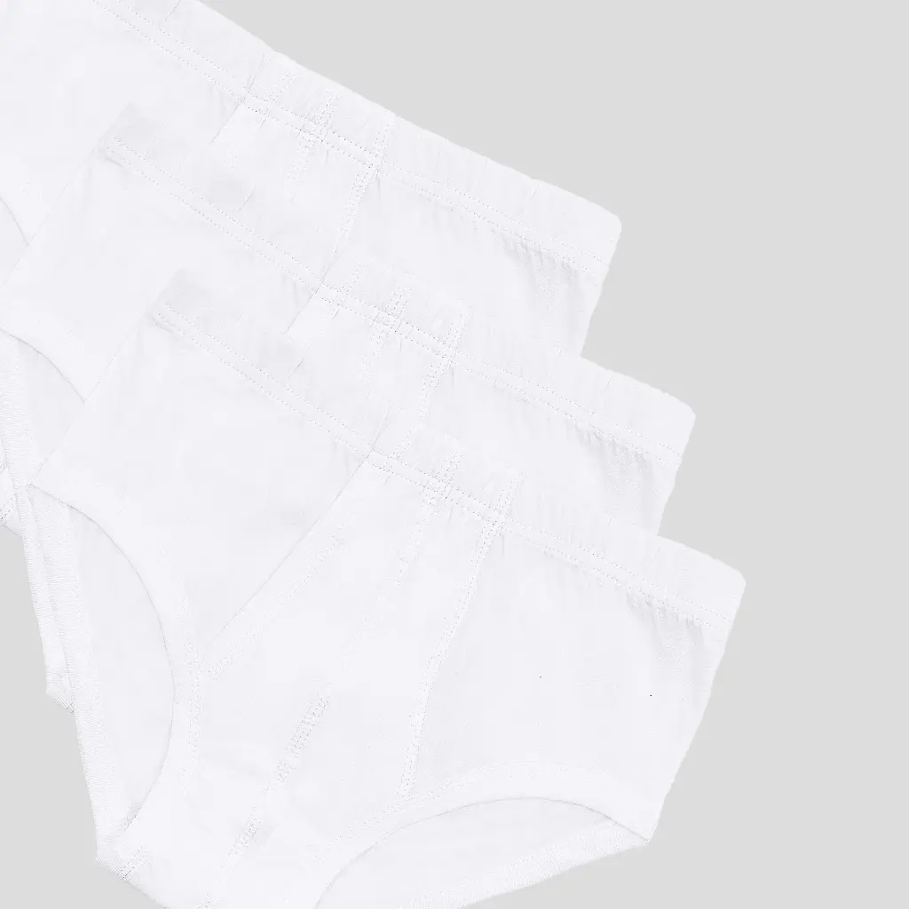 Plain Brief 100% Cotton Pack Of 31.webp