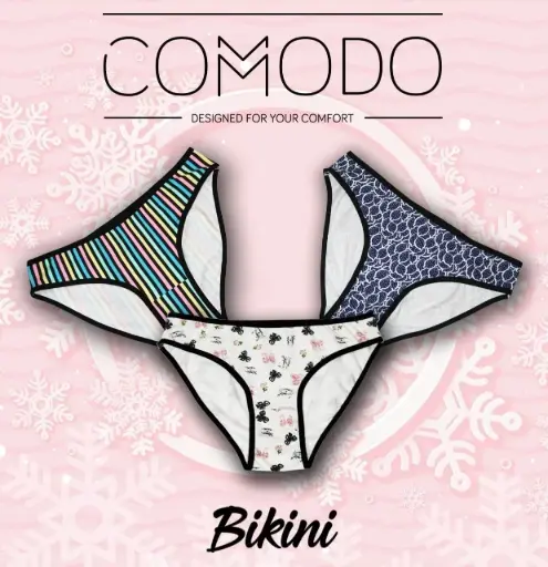 Comodo Women Bikini Set 3 PCS