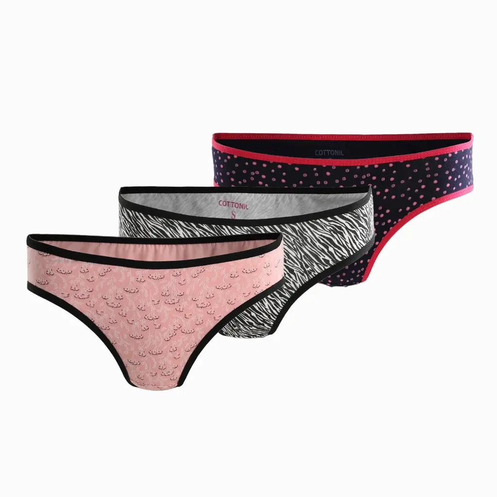 Women Bikini printed pack of 3