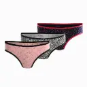 Women Bikini printed pack of 3